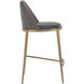 Dover 36 inch Bravo Portabella / Sparrow Grey Counter Stool
